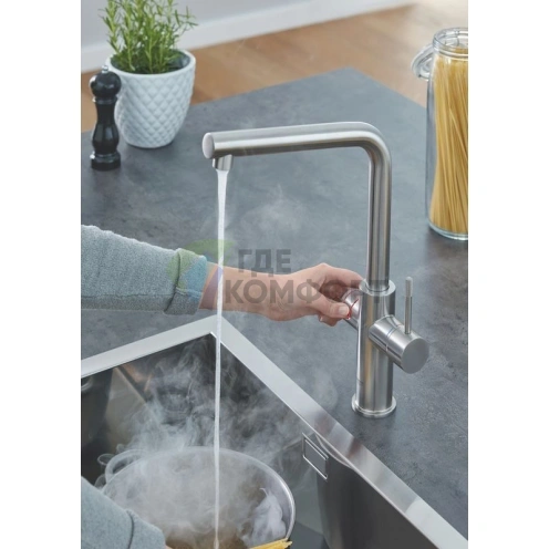 Кухонный смеситель Grohe Red II Duo со встроенным водонагревателем - фото 9