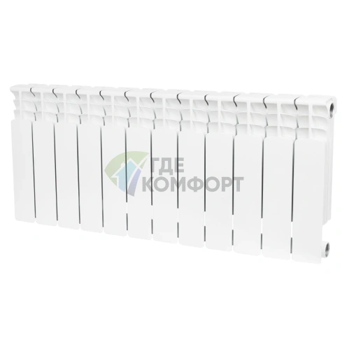 Радиатор биметаллический STOUT Space 350 12 секций - фото 1