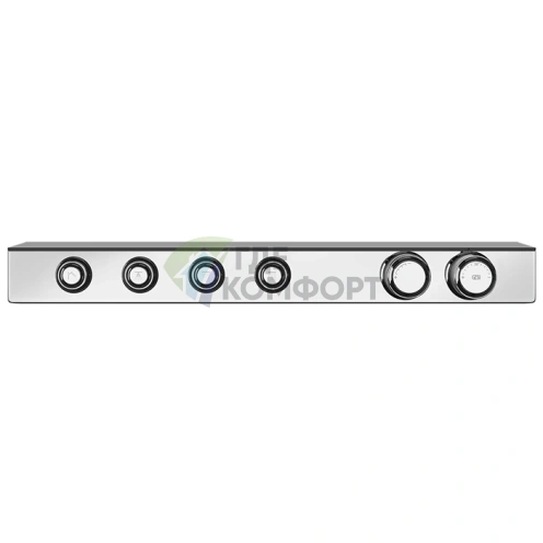 Смеситель для душа GESSI HI-FI ECLECTIC термостатический, с полкой и 4 запорными кнопками, хром (65256#031) - фото 1