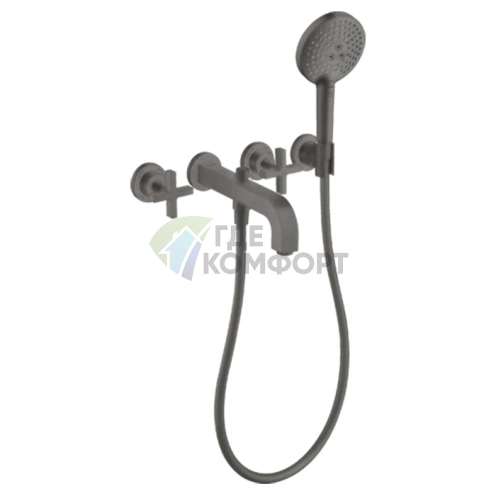 Смеситель для ванны AX Citterion в матовом черном хроме: стиль и долговечность (39447340) - фото 1