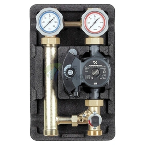 Насосная группа Meibes MK 1 1/4 с насосом Grundfos UPS 32-60 со смесителем ME 66832.40 RU - фото 1