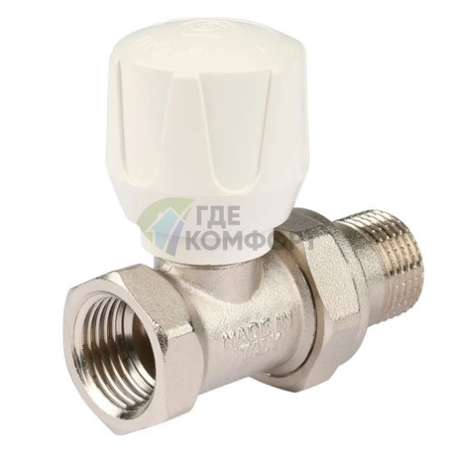 Клапан ручной терморегулирующий прямой 1/2 SVR SVR 2122 000015 Италия - фото 1