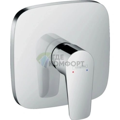Встраиваемый смеситель для душа Hansgrohe Talis E HighFlow с одним источником подачи (71768000) - фото 1