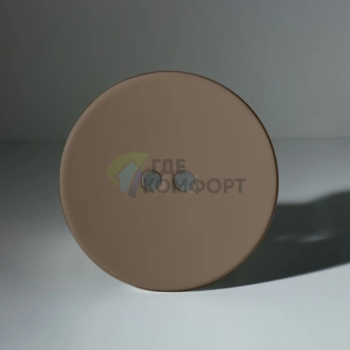 Декоративная пластина для слива раковины Kerasan Deco Bruno matt (486088) - фото 1