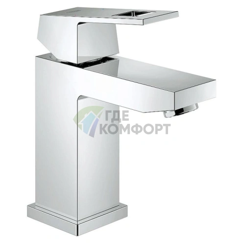 Смеситель Grohe Eurocube 2313200E для раковины: стильный дизайн и хромированное покрытие - фото 1
