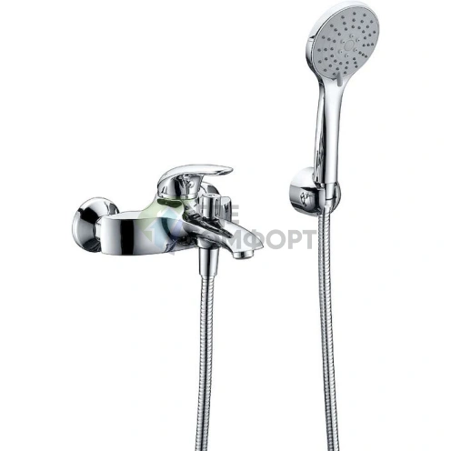 Стильный смеситель Wasserkraft Rossel 2801 для ванны с душем - фото 1