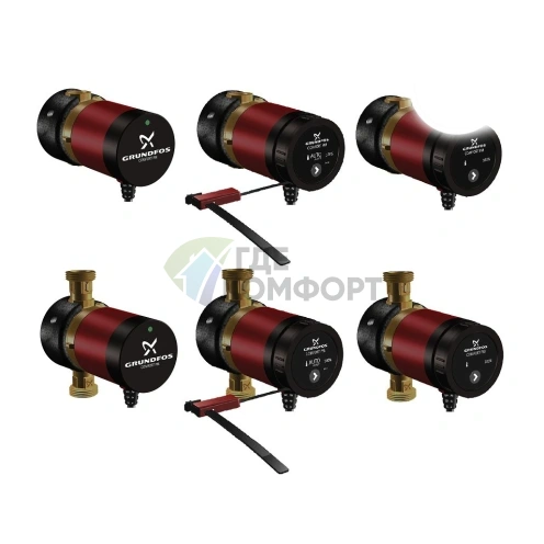 Циркуляционный насос COMFORT 15-14 B PM Grundfos 97916771, 99302358 (Грундфос) - фото 5