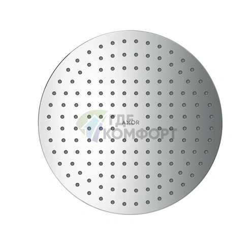 Потолочный душ AX ShowerSolution 250 мм с 2 форсунками в хромированном исполнении (35298000) - фото 1