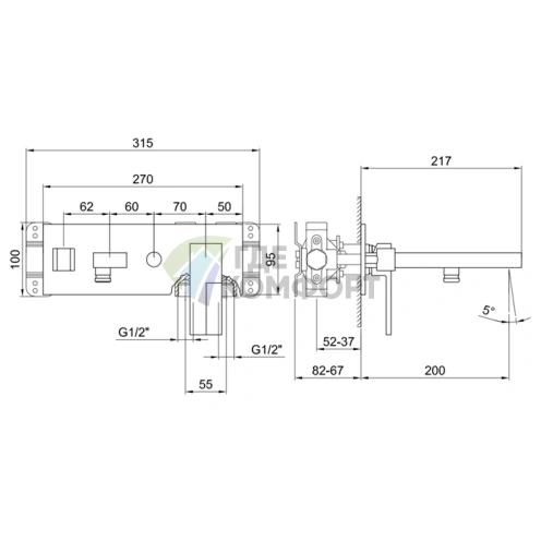 Ручка для смесителя Fantini AR/38, хром (38 02 334902) - фото 2