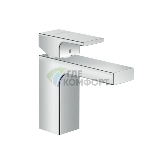Смеситель для раковины Hansgrohe Vernis Shape с донным клапаном, хром (71561000) - фото 1