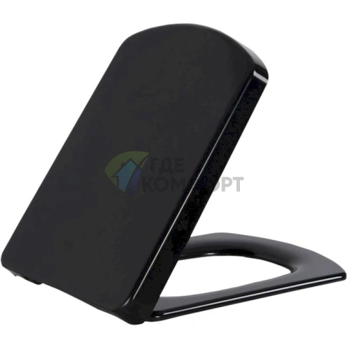 Унитаз-компакт Creavit Lara LR361.4 пристенный черный - фото 2