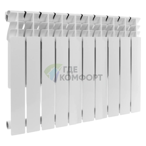Радиатор алюминиевый Rommer Plus 500 10 секций - фото 1