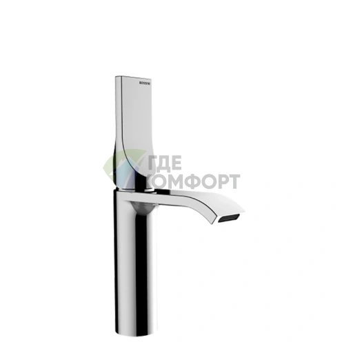 Смеситель для раковины BOSSINI APICE однорычажный с донным клапаном, хром (E89603.030) - фото 1