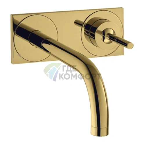 Смеситель для раковины AX Uno в полированном золоте (38112990) - фото 1