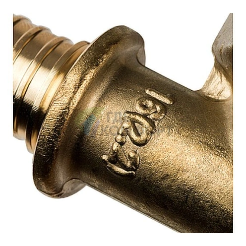 Stout Тройник-переходник с внутренней резьбой 16xR 1/2 для труб из сшитого полиэтилена аксиальный - фото 5