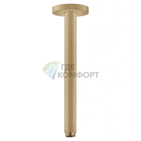 Потолочное подключение для верхнего душа 300 мм в шлифованной бронзе (27389140) - фото 1