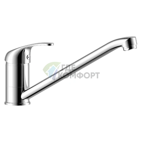 Смеситель Rossinka Y35-21 для кухни: надежный и эргономичный из латуни с высоким изливом - фото 1