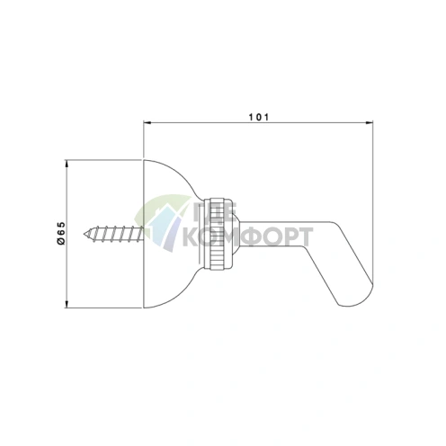 Держатель для ручного душа Nicolazzi Doccia в бронзовом цвете (C7125BZ) - фото 2