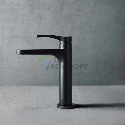 Смеситель для раковины Fantini AL/23 чёрный матовый без донного клапана (26 13 B004WF) - фото 1