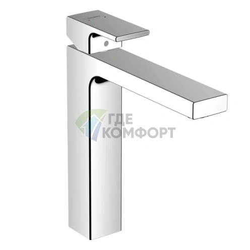 Смеситель для раковины Hansgrohe Vernis Shape 230 хром с донным клапаном (71562000) - фото 1