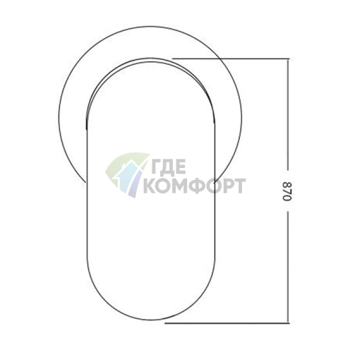 Смеситель AZZURRA LINEA встраиваемый с внутренней частью, хром (AN 83A) - фото 2