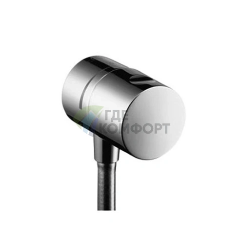 Смеситель AX Uno для ручного душа со стоп-клапаном Fixfit, хром (38882000) - фото 1