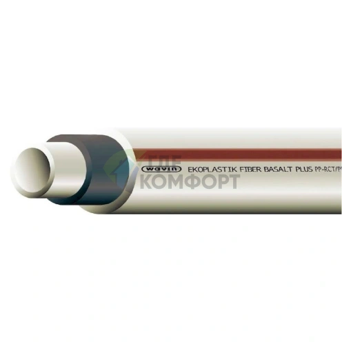 Труба PP-RCT стекловолокно WAVIN Ekoplastik Fiber Basalt Plus 90x10-1 - фото 2