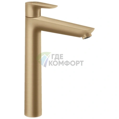 Смеситель для раковины Hansgrohe Talis E с донным клапаном, шлифованная бронза (71716140) - фото 1