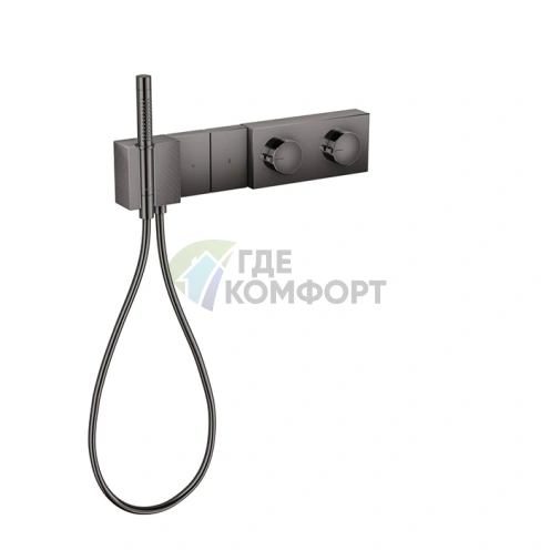 Термостат для душа AX Edge 470/100 с алмазной огранкой и ручным душем (46701330) - фото 1