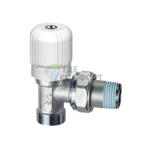 Вентиль регулирующий угловой 1/2 M24x19 FAR - фото 1