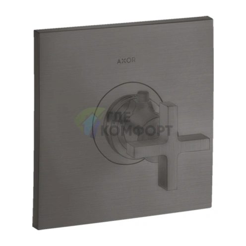 Термостат для душа AX Citterio встраиваемый, шлифованный черный хром (39716340) - фото 1