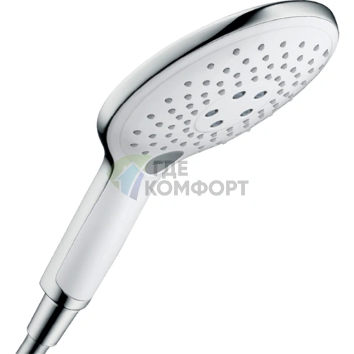 Ручной душ HG Raindance Select S 150 с 3 режимами RainAir и EcoSmart, цвет белый-хром (28588400) - фото 1