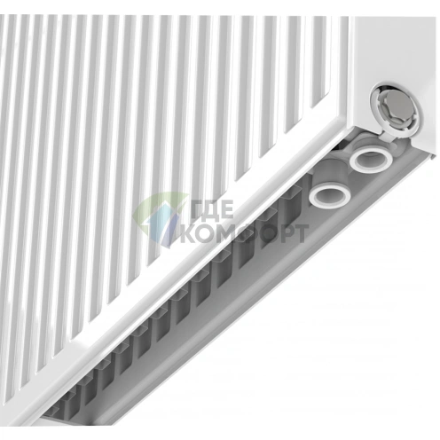 Радиатор стальной панельный Stelrad Novello 11 04 08 с нижним подключением - фото 2