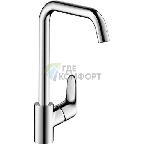 Смеситель Hansgrohe Focus 31820000 для кухни с выдвижной лейкой - фото 1