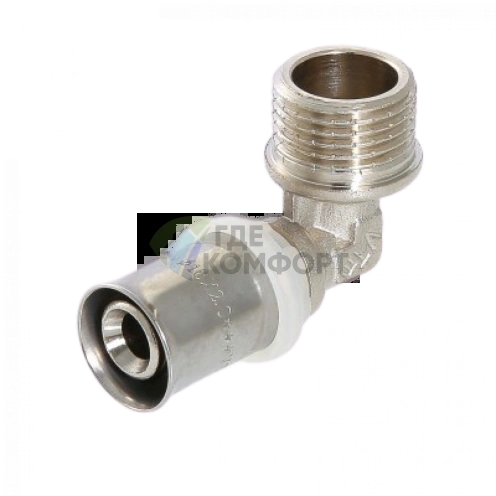 Угольник пресс с наружной резьбой 16х3/4 Valtec - фото 2