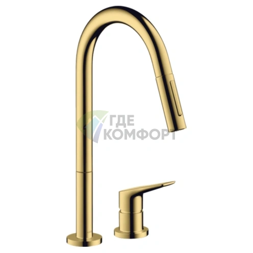 Смеситель для кухни AX Citterio M в роскошном полированном золоте (34822990) - фото 1