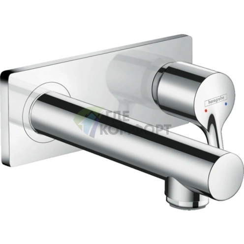 Смеситель для раковины Hansgrohe Talis S встраиваемый, хром, излив 165 мм (72110000) - фото 1