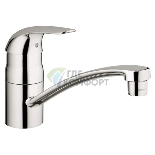 Смеситель Grohe Euroeco 32750000 для кухни однорычажный с выдвижной лейкой - фото 1