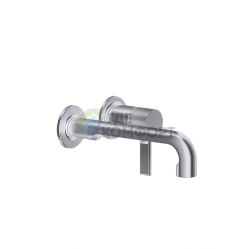 GESSI INCISO: Встраиваемый смеситель для раковины с изливом 219-189 мм (Finox Brushed Nickel) (58088#149) - фото 1
