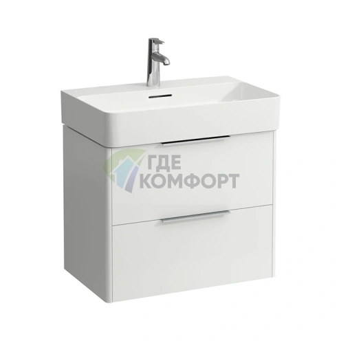 База под раковину LAUFEN Val подвесная белая матовая с 2 ящиками 635x390x530 мм (4.0231.2.110.260.1) - фото 1