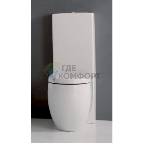 Приставной унитаз Kerasan Flo 311601: компактность и современный дизайн (311601) - фото 6