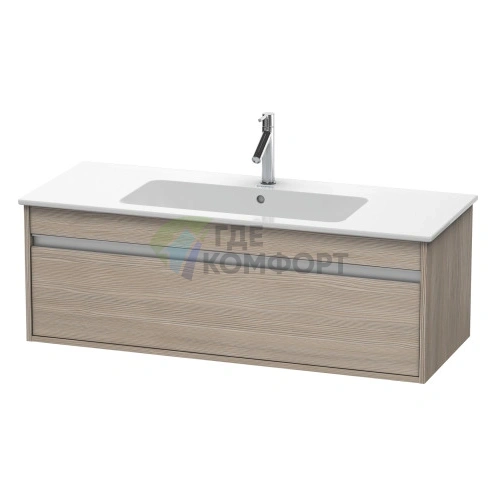 Тумба Duravit Ketho для раковины ME by Starck, 1 ящик, 410×1200×475 мм, цвет серебристая сосна (KT642103131) - фото 1