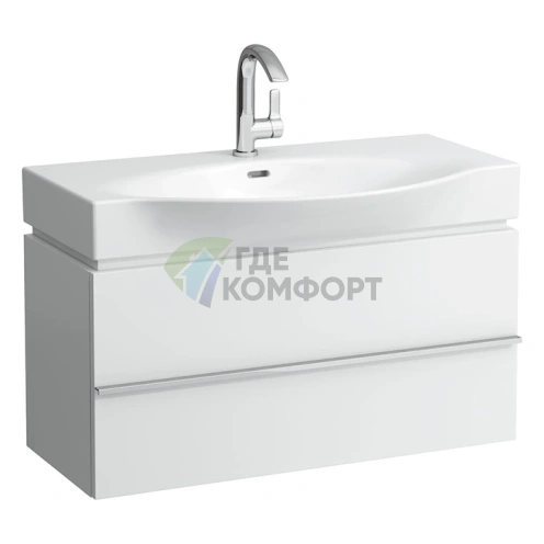 LAUFEN Palace: Подвесная тумба под раковину с 2 ящиками, белый матовый – Новое поступление в конце июля (4.0125.2.075.463.R) - фото 1