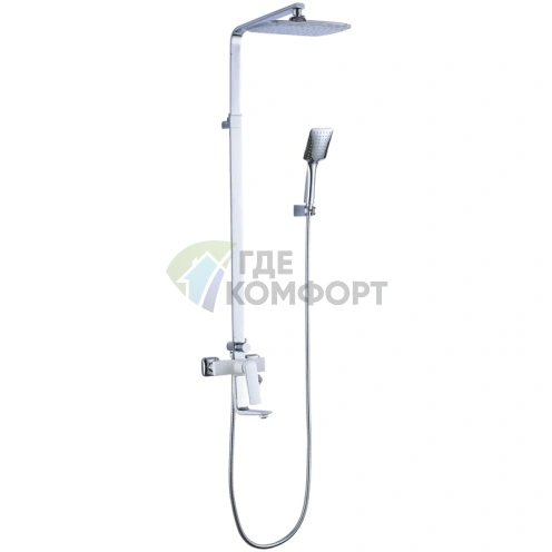 Душевая стойка Lemark Allegro LM5962CW белая - фото 1