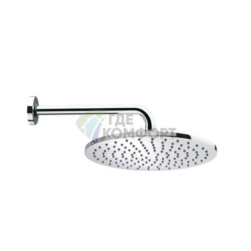 Верхний душ Bossini COSMO D280 мм с кронштейном 400 мм, хром (H71596I.030) - фото 1
