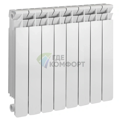 Радиатор алюминиевый Smart Installations 50008 Easy One 500 8 секций - фото 1