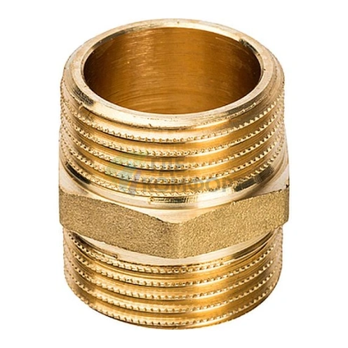 Ниппель STOUT НН 1 наружная резьба латунный фото 1