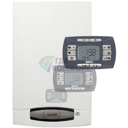 Газовый настенный котел Baxi Nuvola-3 Comfort 240 i двухконтурный с встроенным бойлером фото 1