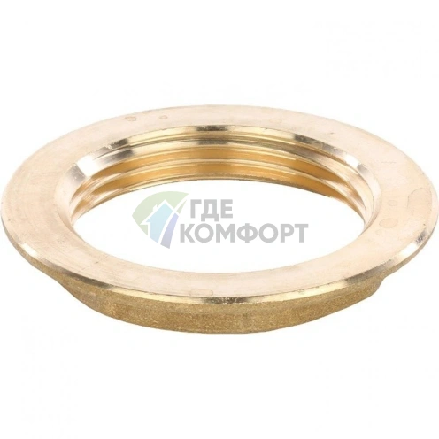 Контргайка STOUT с упором 1 1/4 латунная - фото 7