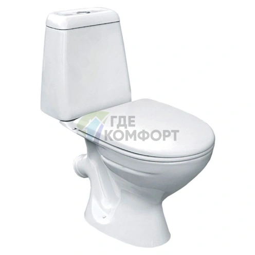 Компактный унитаз Cersanit Hit с гофрированной системой - фото 2